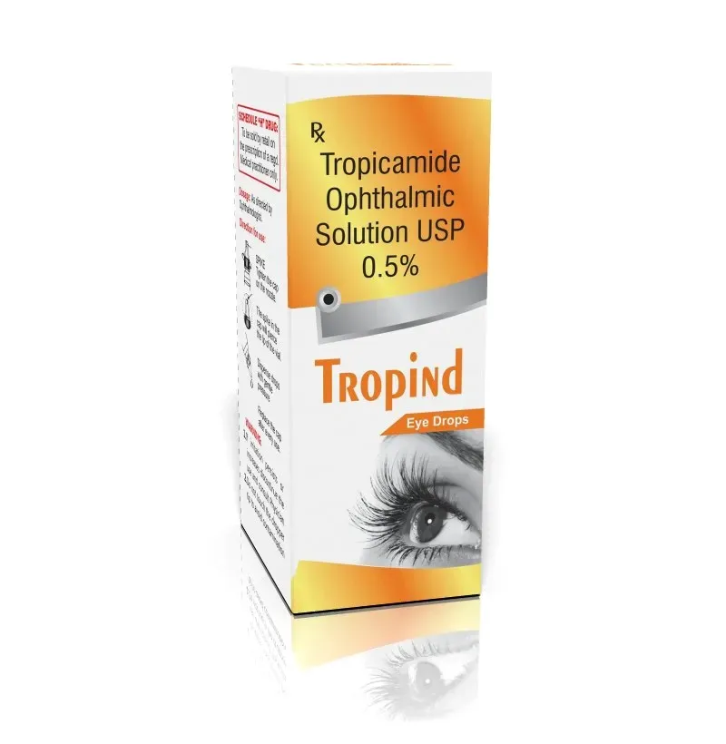Tropind (Tropicamide Ophthalmic Solution USP 0.5%) Eye Drops image 1