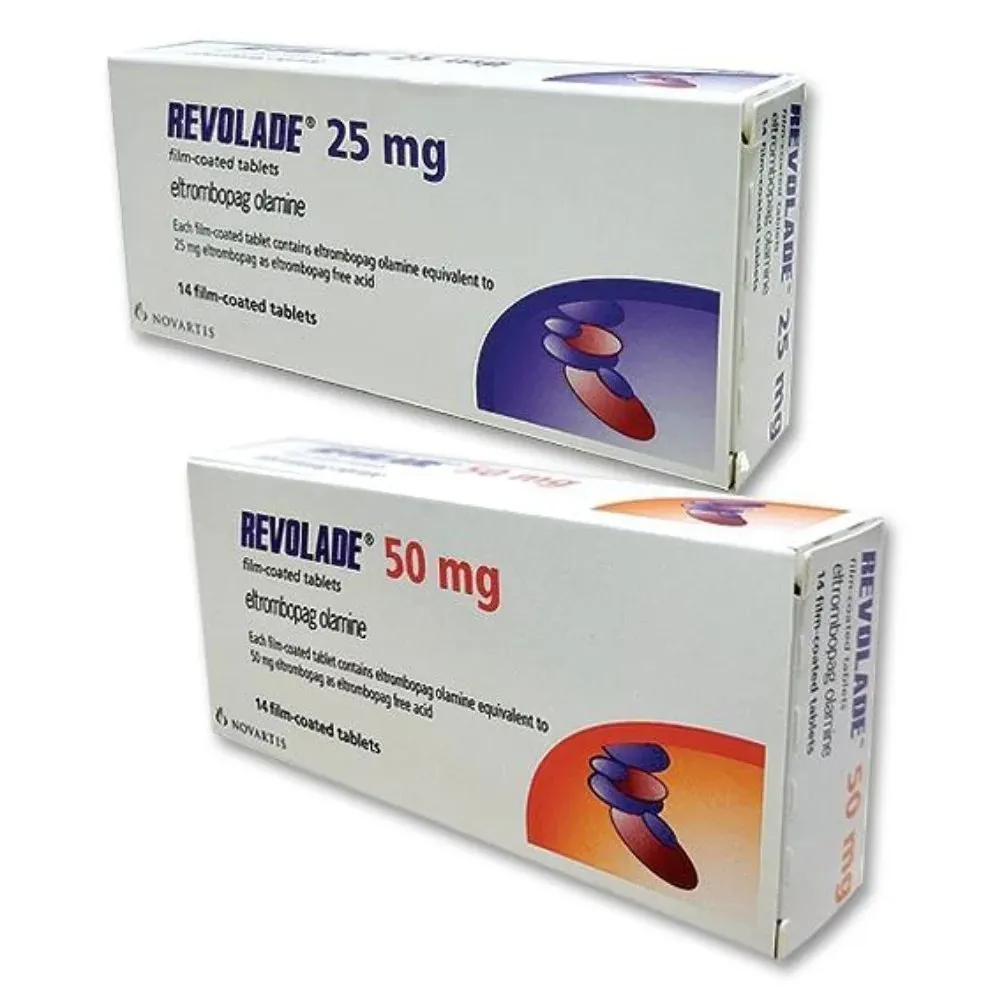 Revolade 25 mg / 50 mg Tablets (Eltrombopag): Uses, Benefits and Side Effects image 1