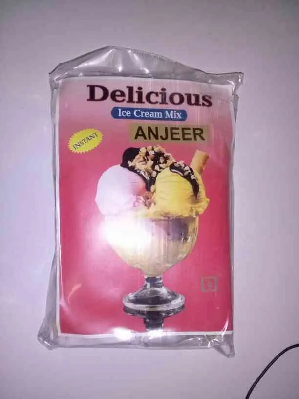 Instant ice cream mix available in 6 exciting flav...