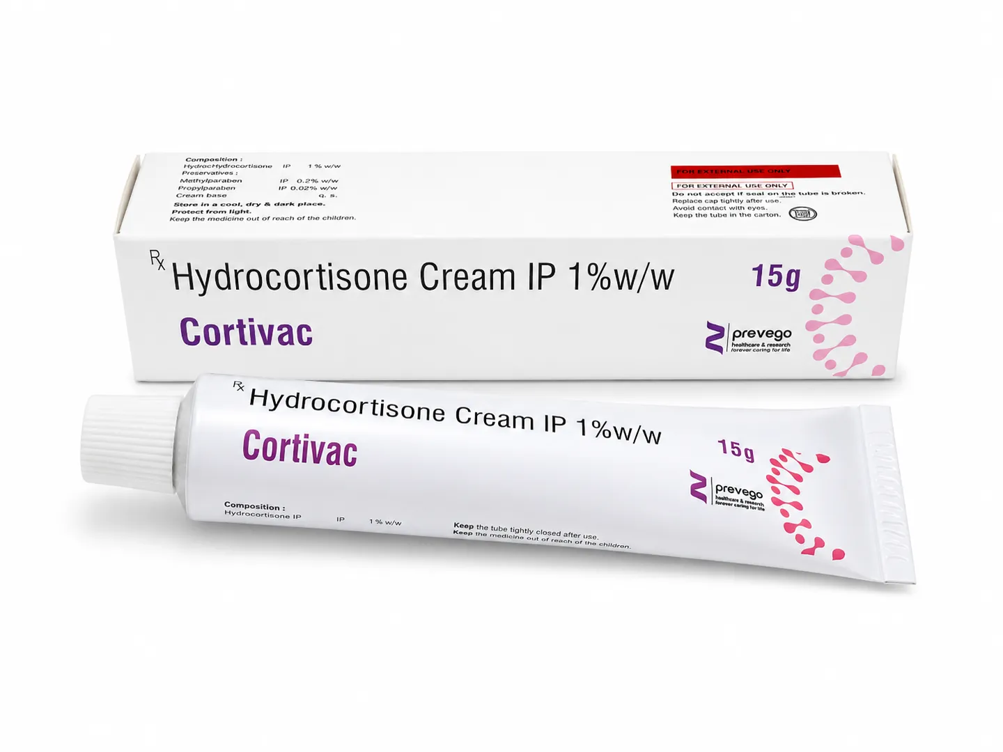 Cortivac Cream (Hydrocortisone 1%) Exporter from India to USA, UK, Australia, Singapore, Thailand image 1