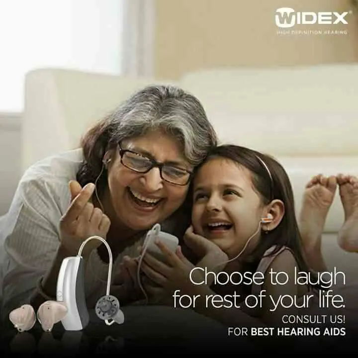 With Widex hearing Aid, listen to all the joyful v...
