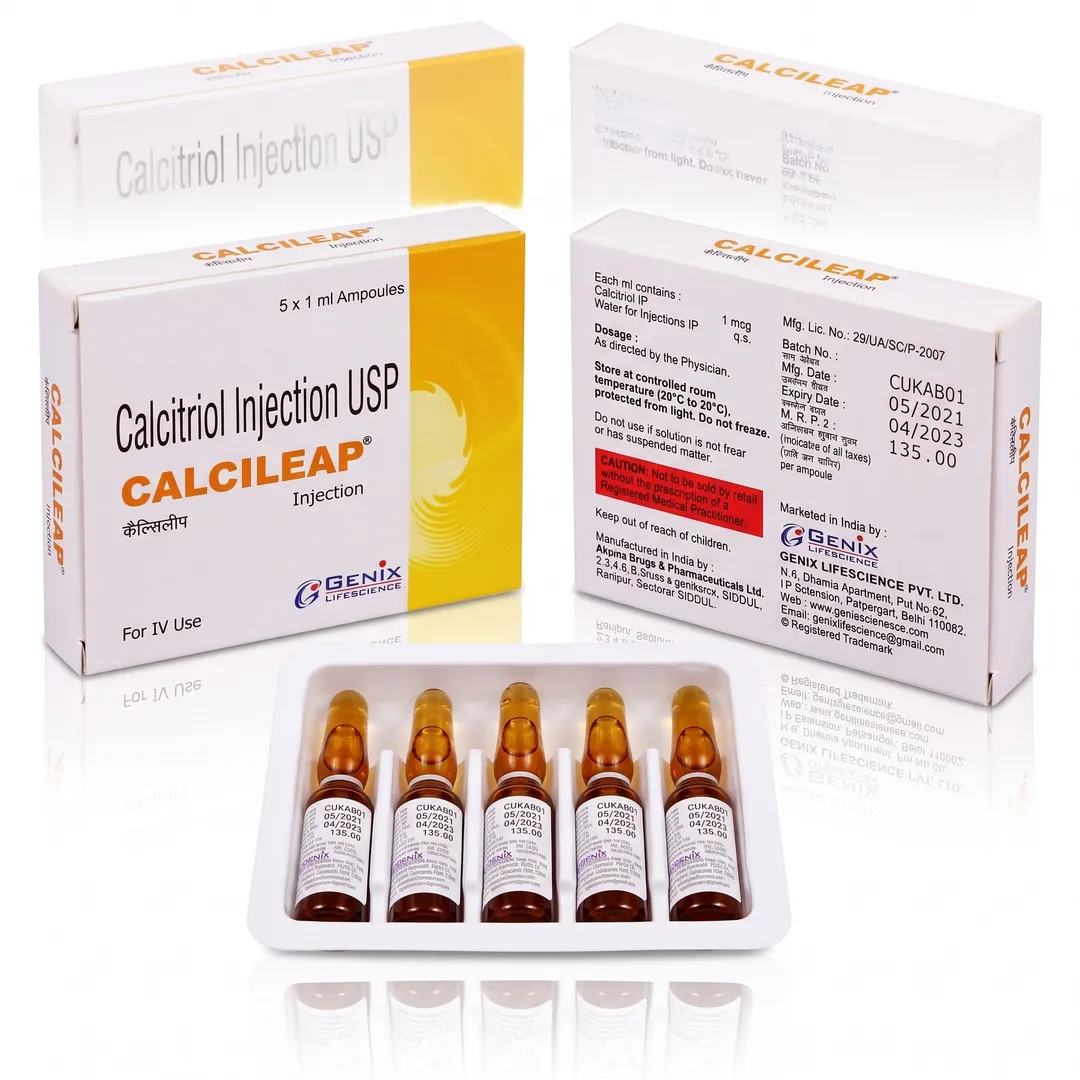 Calcitriol 1mcg/ml Injection Price in USA, UK, UAE, South Africa, Singapore, Australia, Canada
