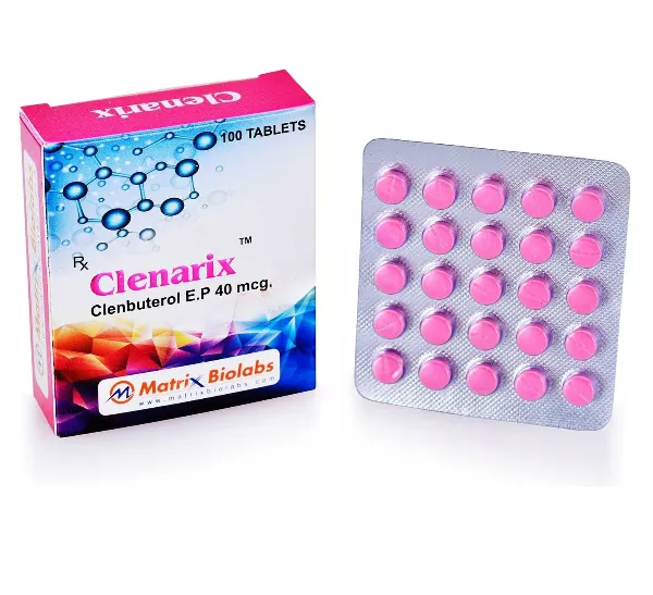 Clenarix: (Clenbuterol E.P 40mcg) Tablet image 1