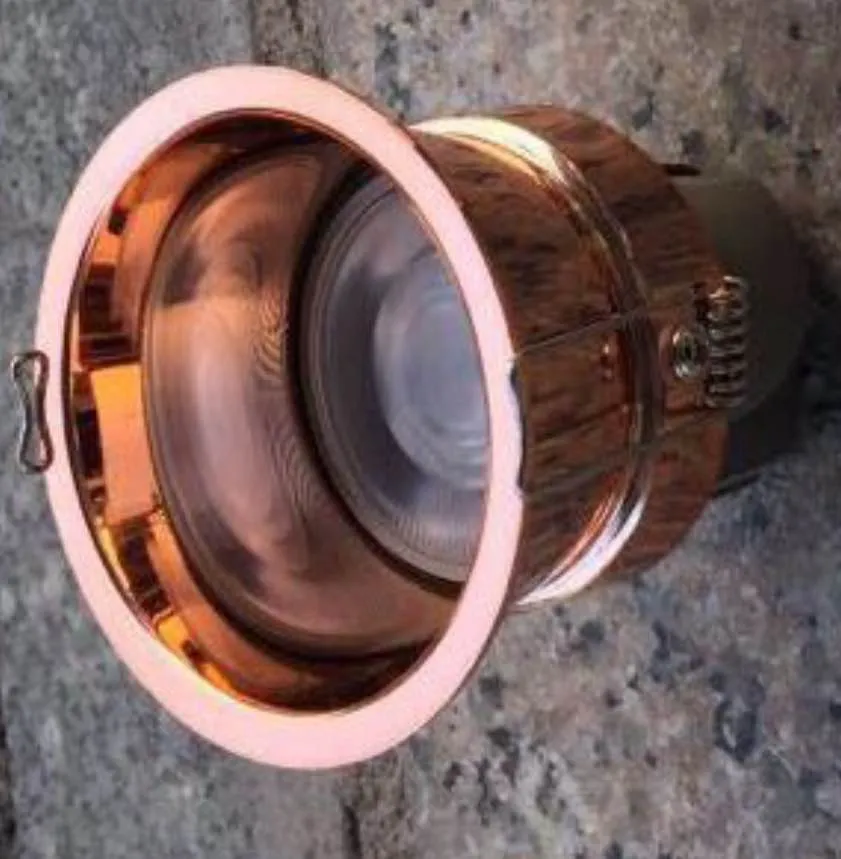 13-20Watts copper finish reflector led lights Hyde...