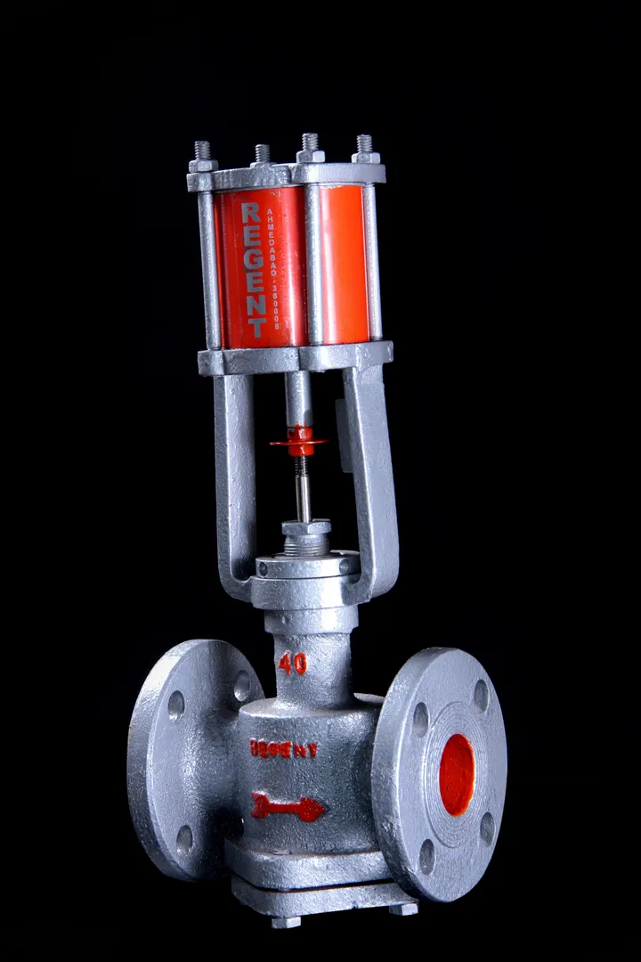 REGENT Cylinder operated Pneumatic Control Valve f...