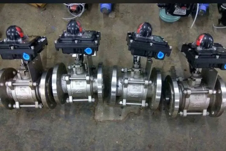 SS BALL VALVE WITH ON-OFF LIMIT SWITCH MANUFACTURE...