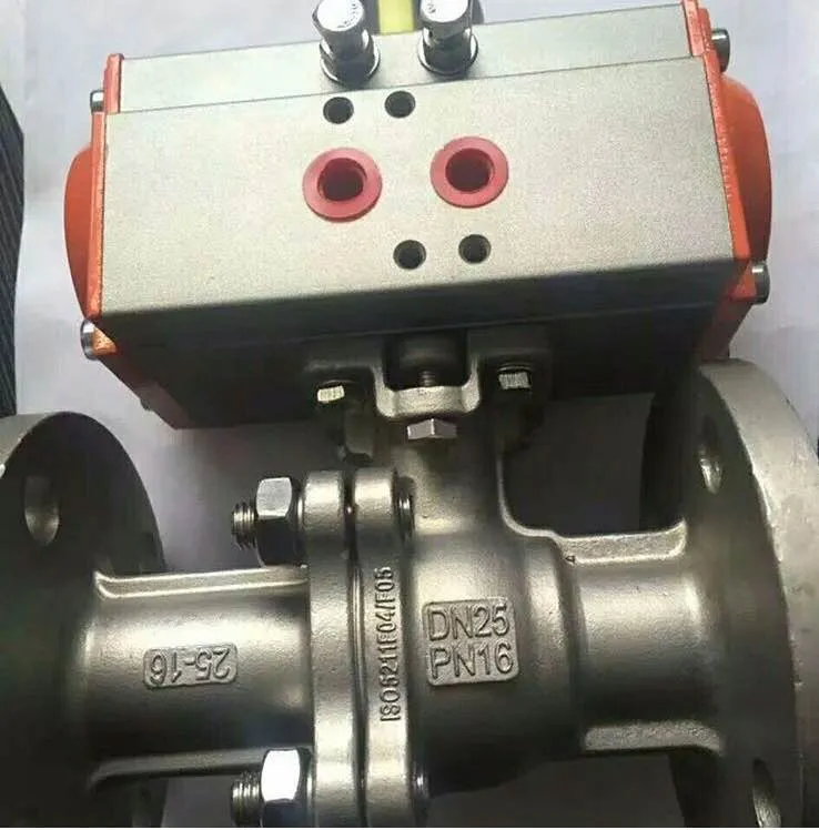 2 PIECE DESIGN PNEUMATIC BALL VALVE MANUFACTURER &...