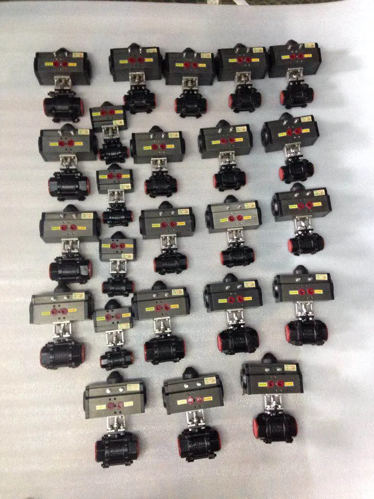 SCREWED END PNEUMATIC BALL VALVE SUPPLIER HYDERABA...