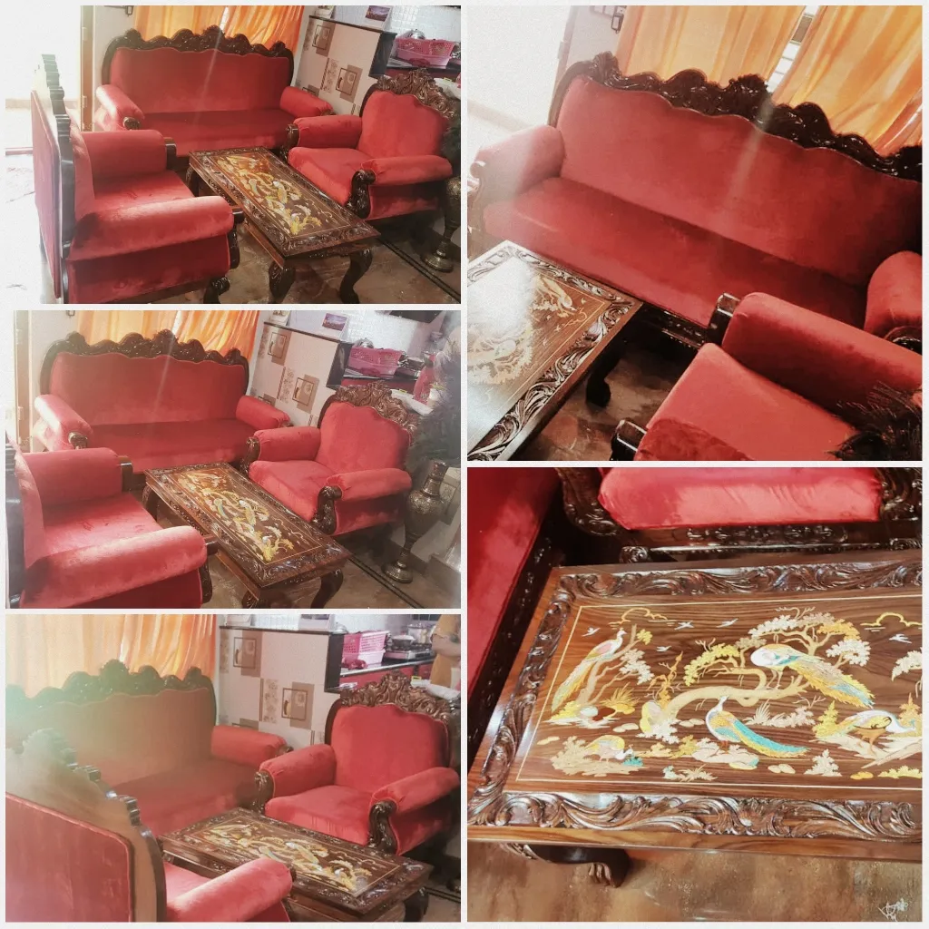 Rosewood Maharaja Modern Sofa set which comes with...