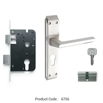 NEH 07 240mm Door Handle set with Lock Body 1CK
D...