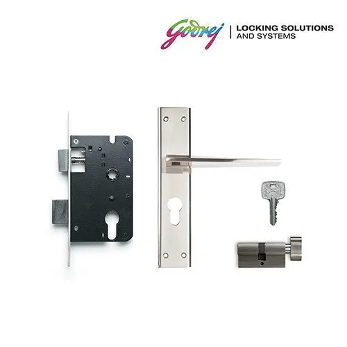 GODREJ NEH 08 1CK 20cm Zinc Alloy Door Handle Set ...