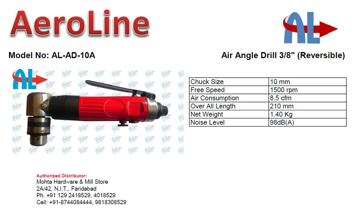 Air Angle Drill Machine
This is low profile pneum...