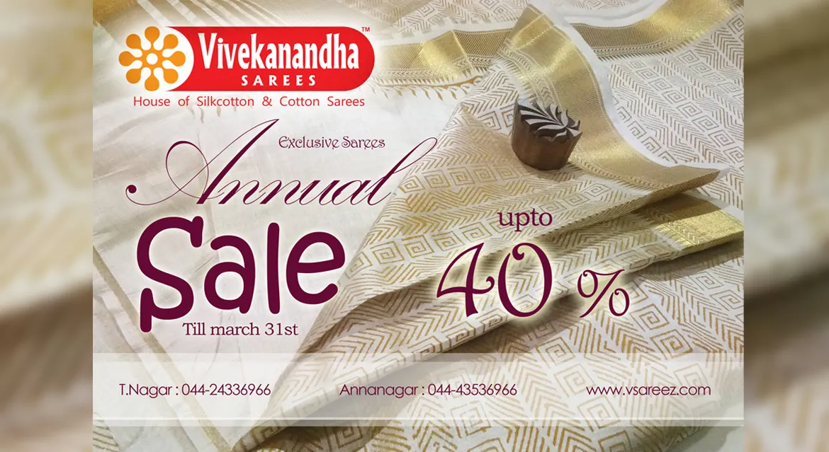 Biggest Annual Sales Up-to 40%* In Store.
10% Fla...