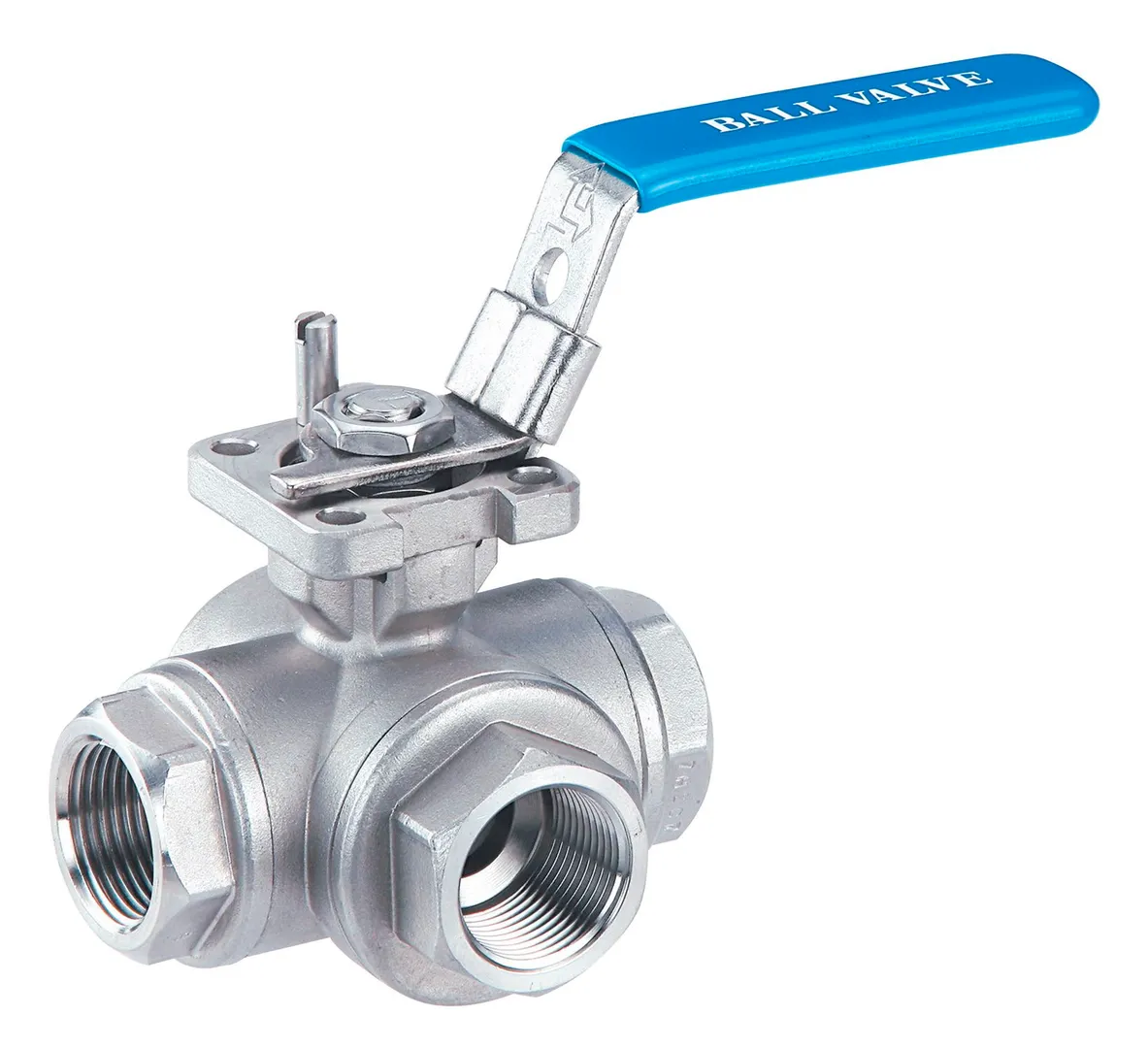 Three way Ball Valve
* Flow through three-way bal...