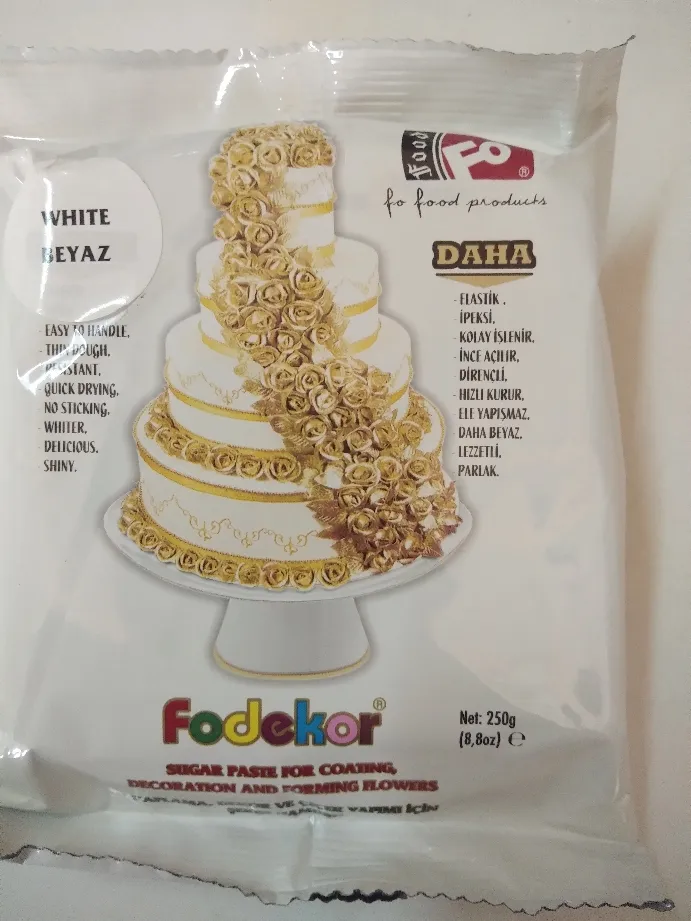 Fodekor sugar paste coating, decoration and flower...