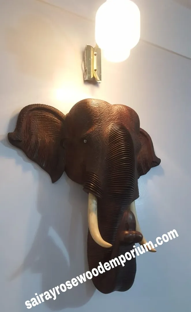 Rosewood Natural Elephant Face
Elephant face whic...