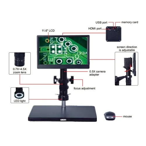 Digital Microscope with display
-1080p High defi...