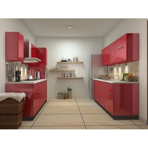 Parallel Shape Parallel Modular Kitchen in Coimbat...