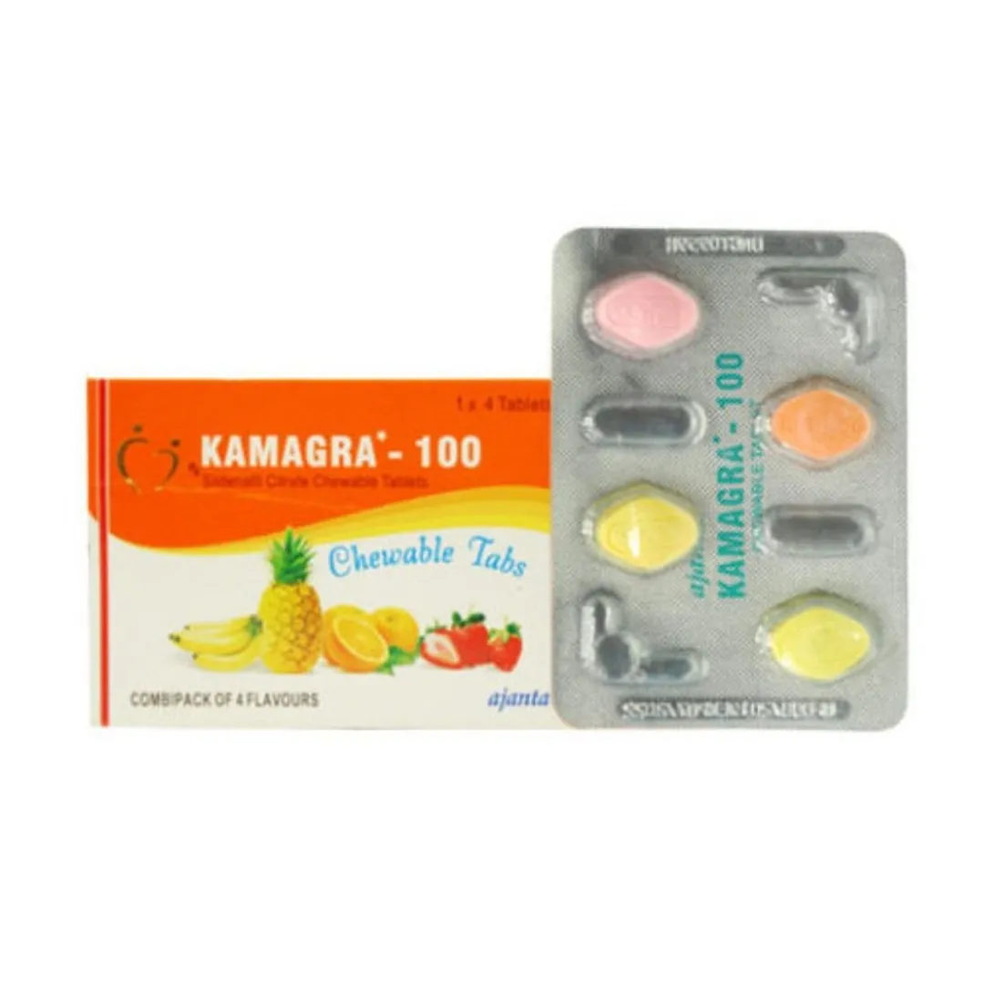 Kamagra Soft Chewable Tablets – Fast-Acting ED Solution | Global Export by Cordium Pharmaceuticals