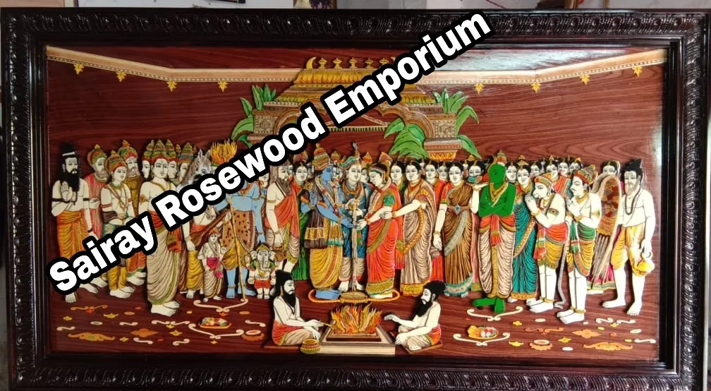 Rosewood 3D designed Srinivasa Kalyana Size : 6 fe...