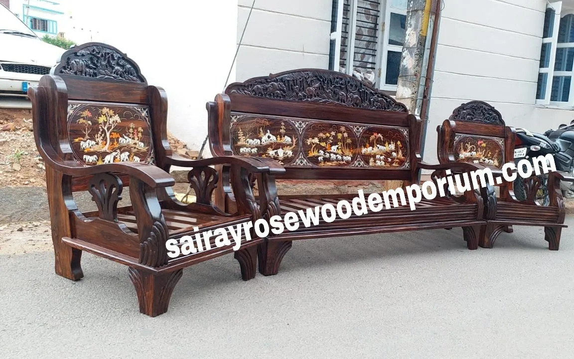 Rosewood inlay design Sofa set
Sofa set which de...