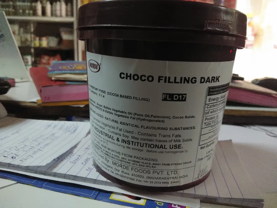Morde choco filling dark available at Chawla Essen...