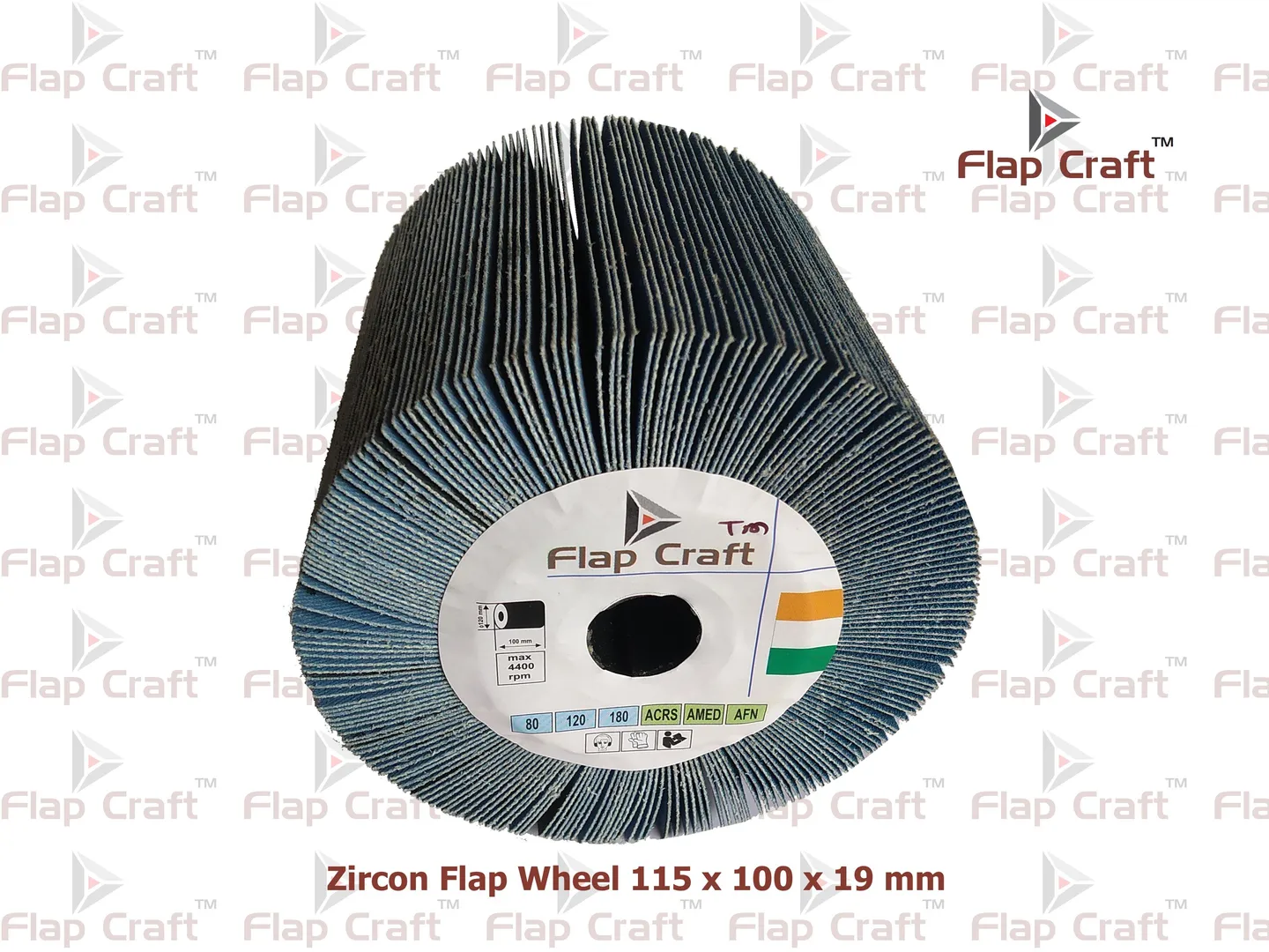 Zircon Abrasive Flap Wheel for Sstainless Steel Bu...