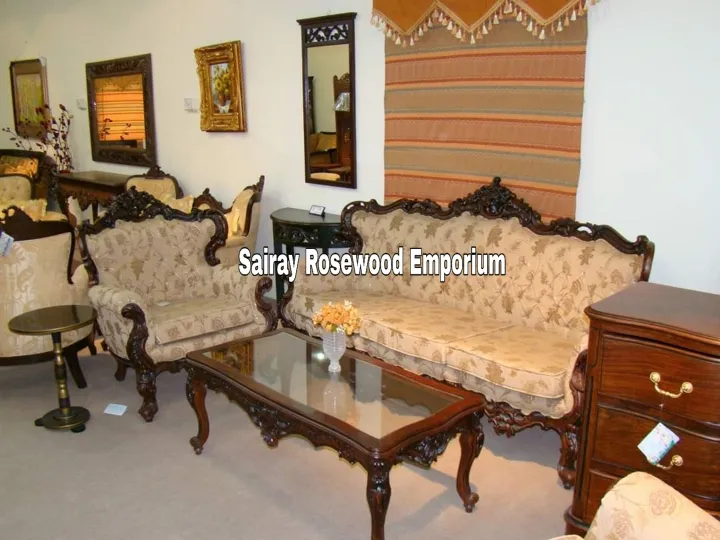 Rosewood Maharaja sofa set 3+1+1
With Center table...