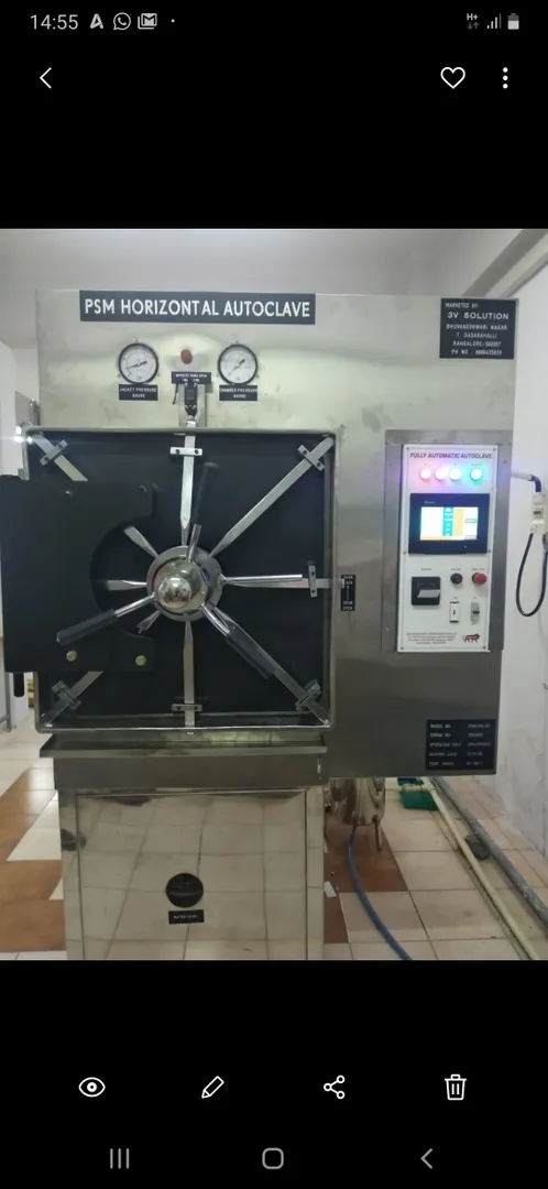 Horizontal Rectangular Autoclave with PLC Control ...