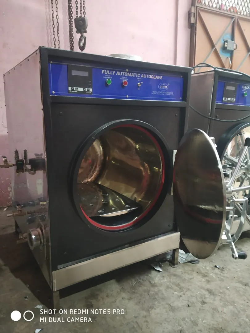 Table Top Horizontal Cylindrical Autoclave.
With ...