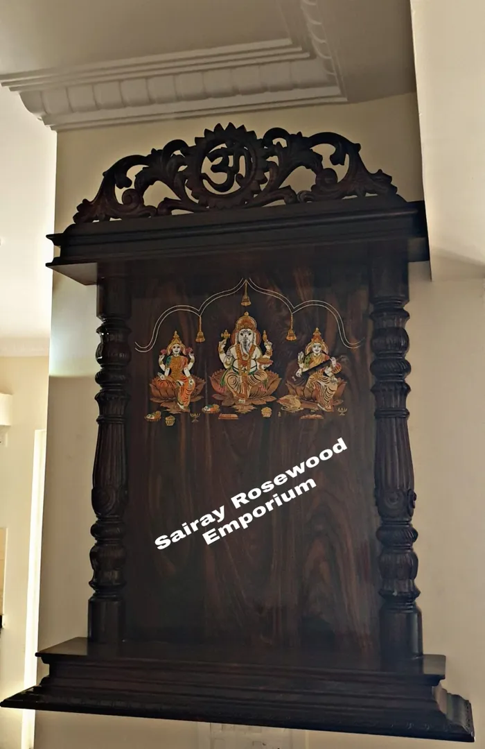 Rosewood Wall Mounted Pooja Mantap
Sairay Rosewo...