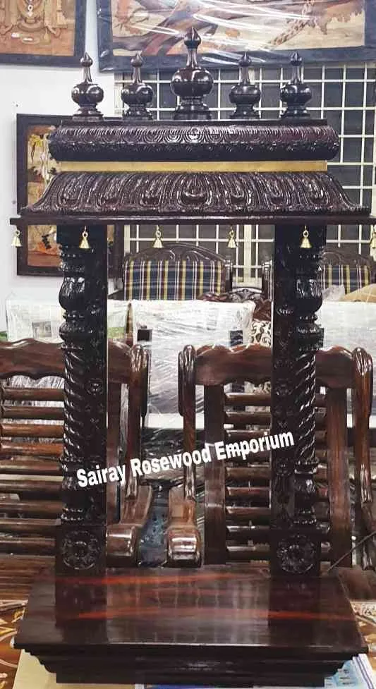 Rosewood Wall Mounted Pooja mantap
Rosewood wall...