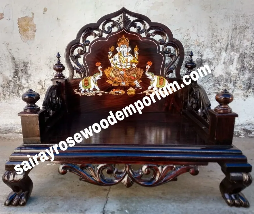 Rosewood Mandasana
Pooja mandasana in inlay gana...