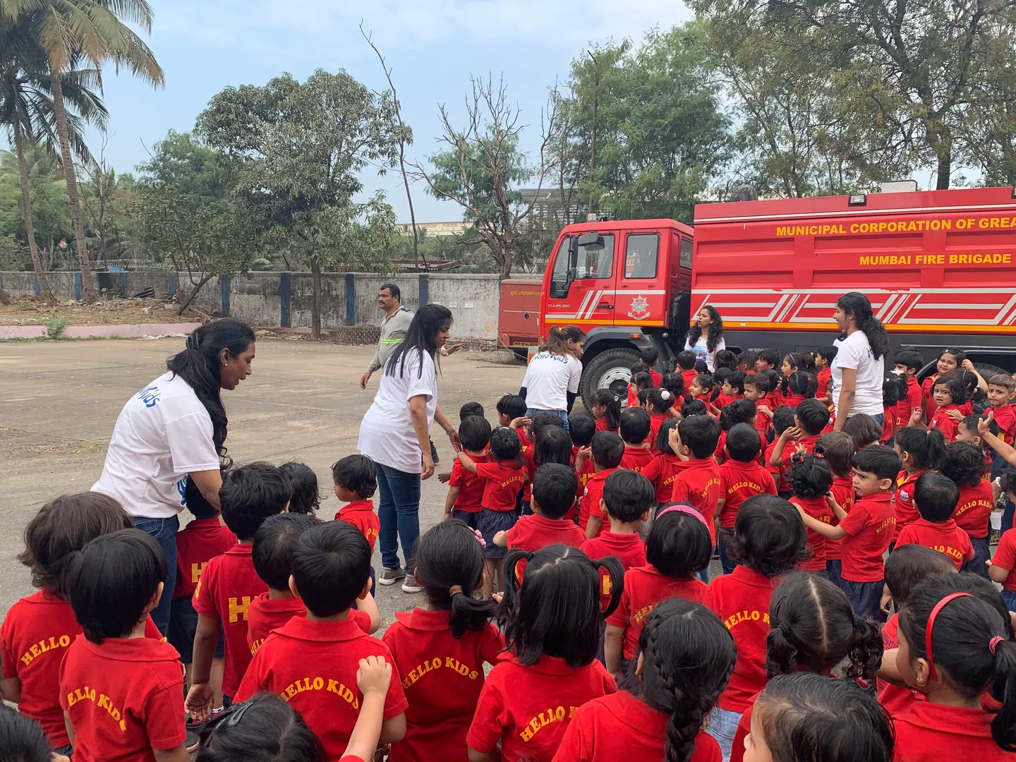 Students of Hello kids flamingo branch went on fie...