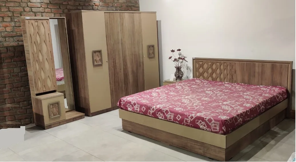 Arisa Bedroom Set ( Queen Size Bed with Storage, 2...