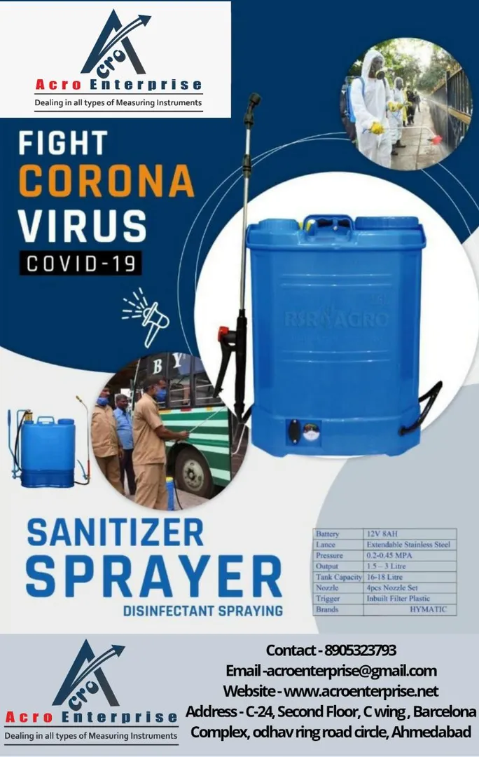 Sprayer Pump operated by battery. It is Used To Di...
