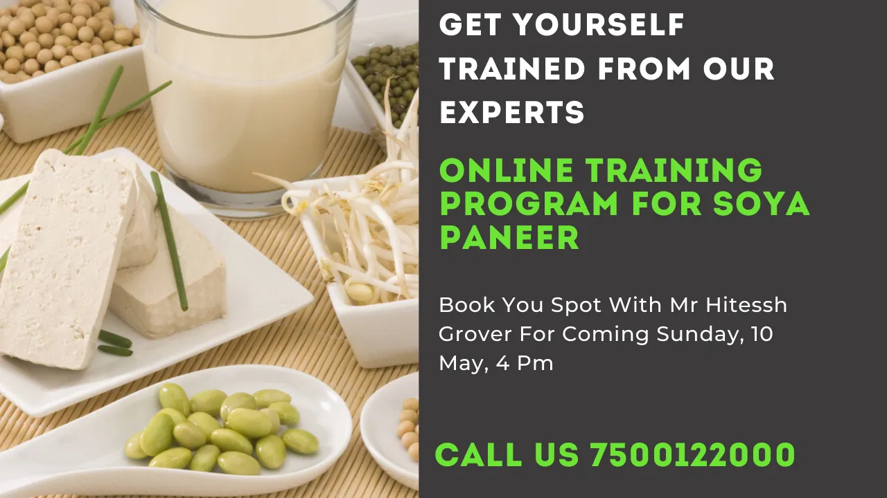 Online Training Program For Soya Milk and Soya Pan...