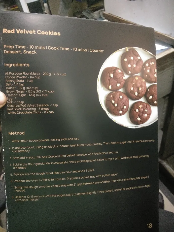 Recipe of the Day
Red Velvet Cookies
Courtesy Osso...