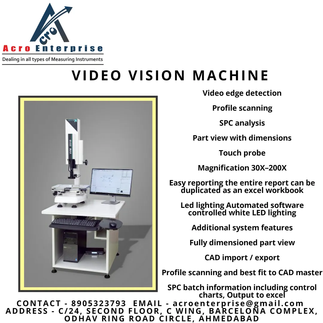 Video Vision Machine that are mainly used in engin...