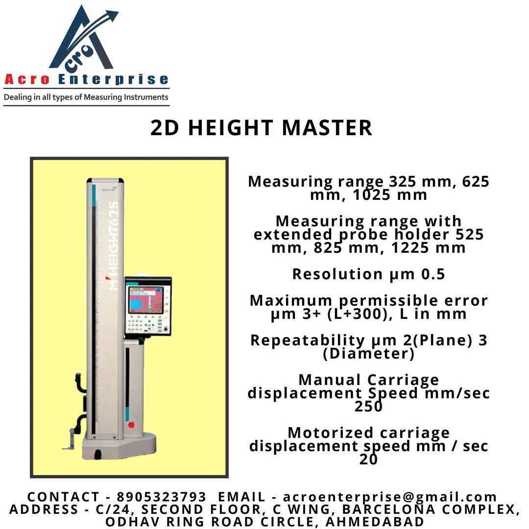 2D Height Gauge offers expanded measuring possibi...