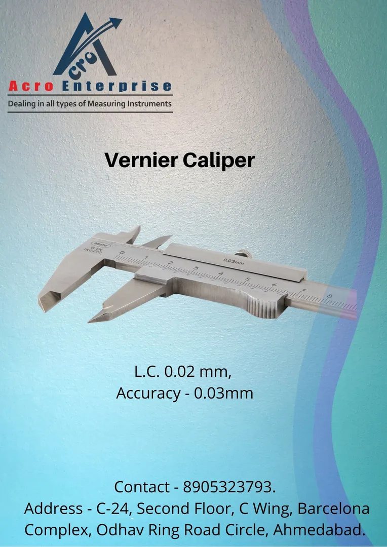 Vernier Caliper used to measure outer dimensions o...