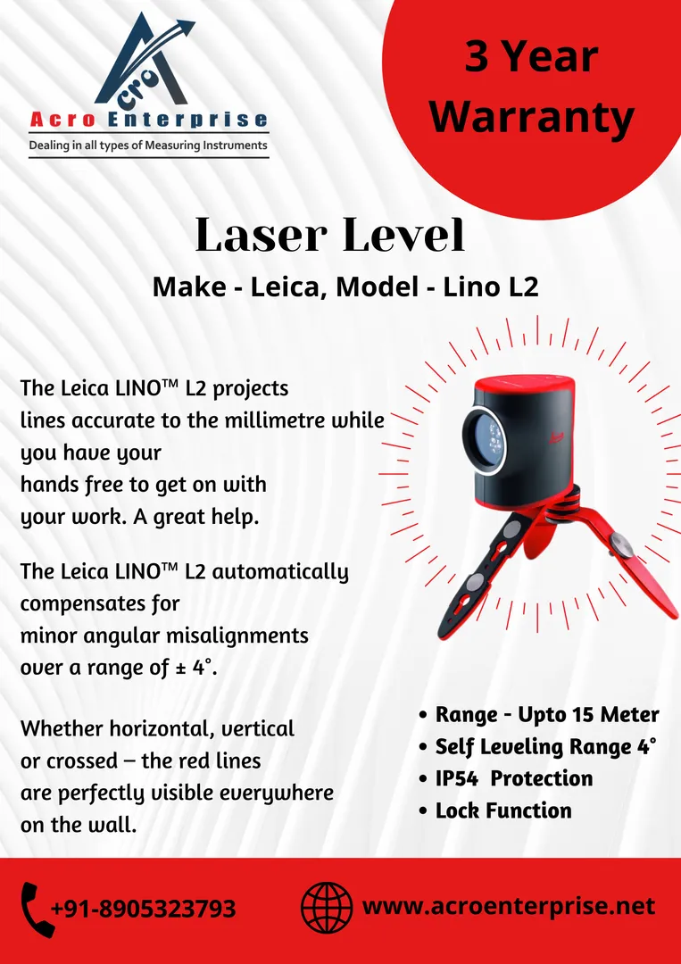 Laser Level Line Generators are used in a variety ...