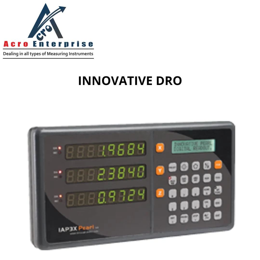 DRO is a numeric display, usually with an integrat...