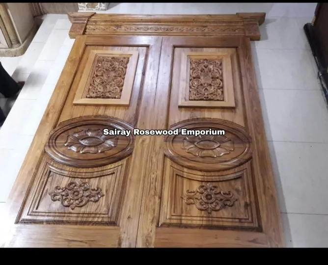 Burma Teakwood Doors, Main Doors and Pooja Room Do...