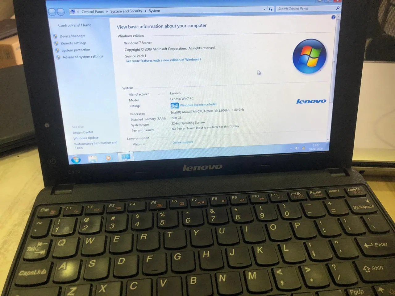 Lenovo Mini Laptop Just Like New Condition
Intel ...