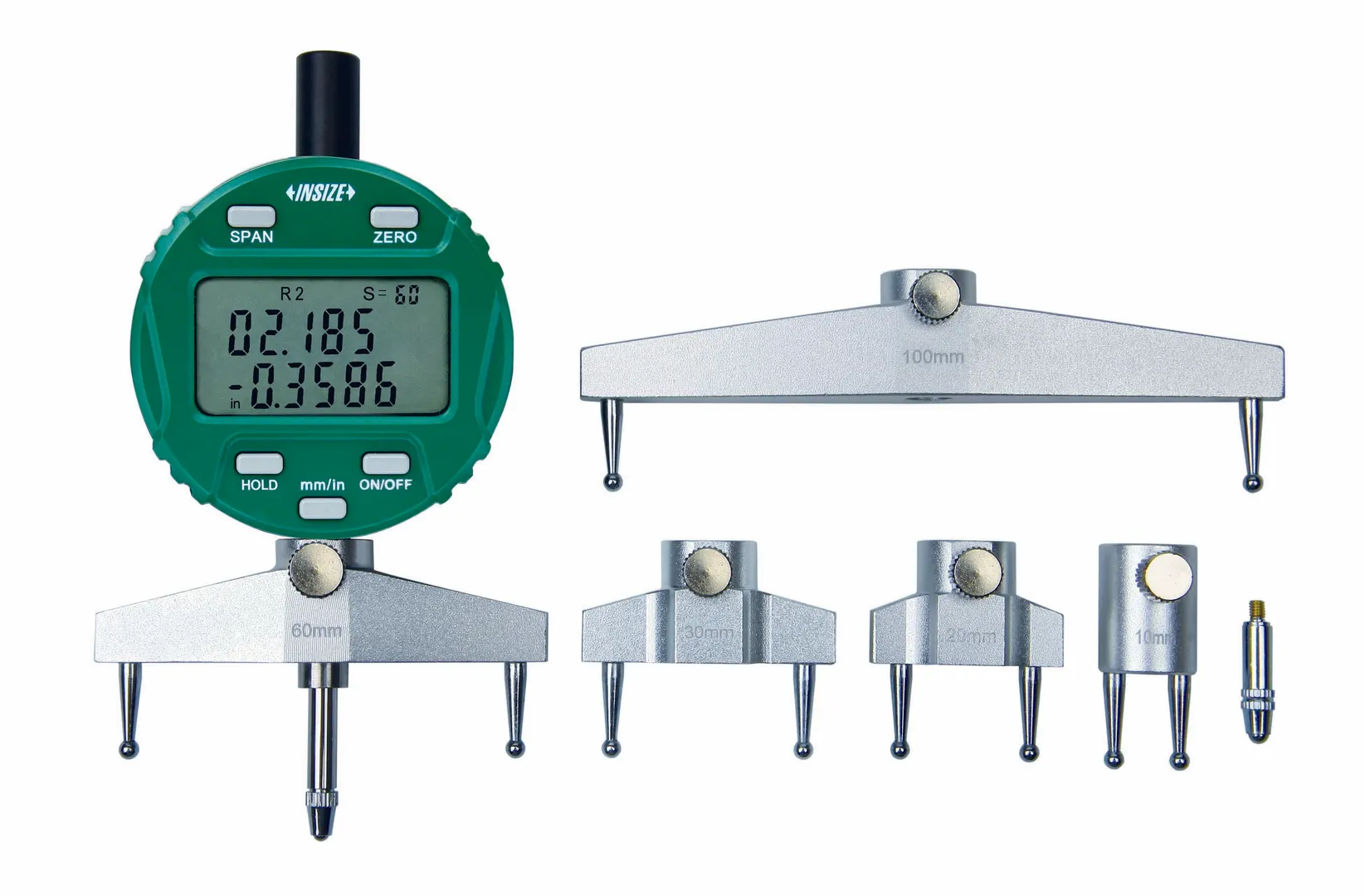 Digital radius gauge for large radii. Suitable to ...