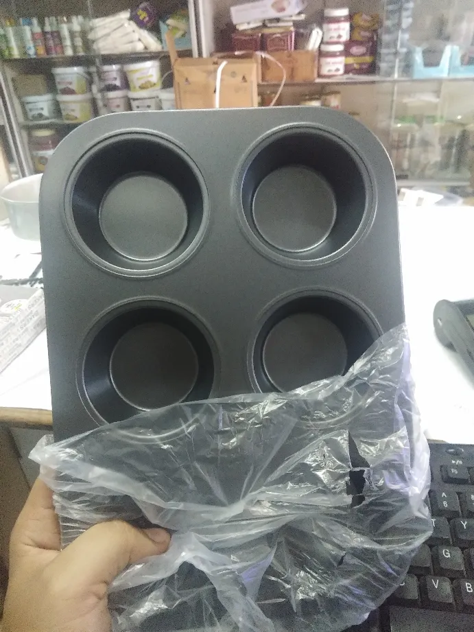 6 PC muffin cup cake mould available at Chawla Ess...