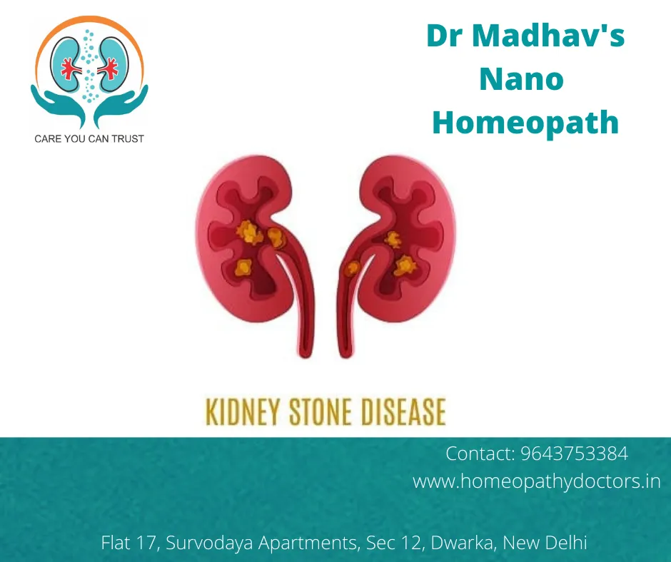 Kidney stones are small, hard deposits that form i...