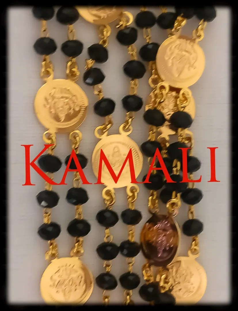 Black Beads Kasu Maalai Karugamani Kasu Maalai Bla...