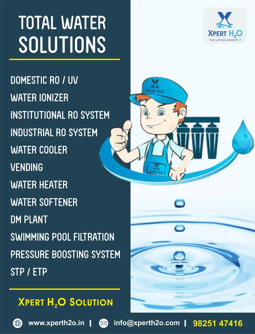 We provide total water solutions. Like Domestic RO...